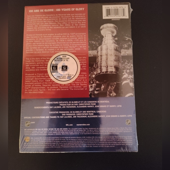 NWT NHL: Montreal Canadiens 100th anniversary collector's set (English/French) - Picture 2 of 4